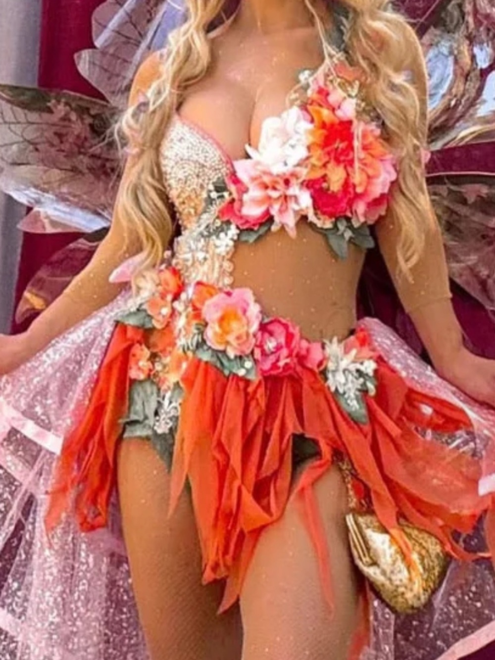 Fairy costume skirt monokini - Picture 5 of 9